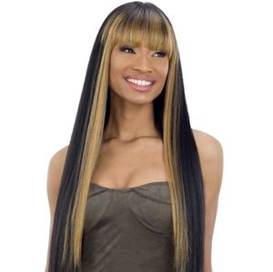 Bang highlight wig